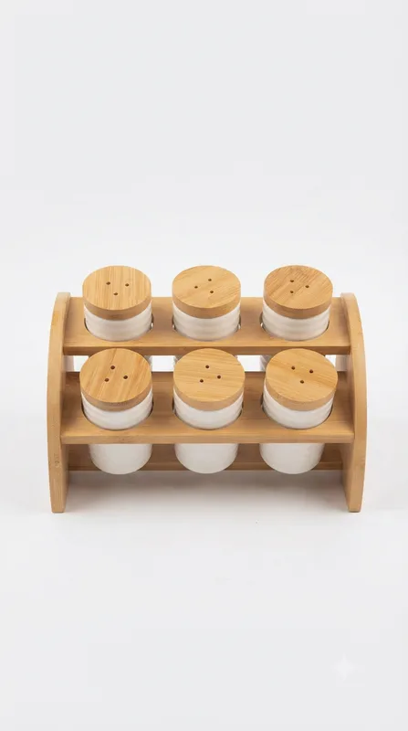 Elegant Ceramic Salt & Pepper Shaker Set-16741-50 — White